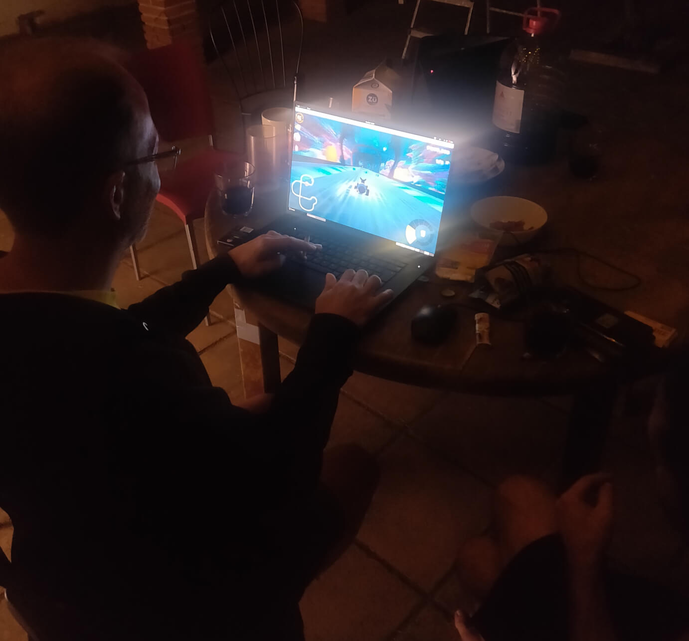 Mitch, hard at work during Wilber Week